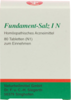FUNDAMENT-Salz I N Tabletten